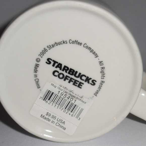 New Starbucks Las Vegas City Mug Blue White 2006 - Picture 3 of 3